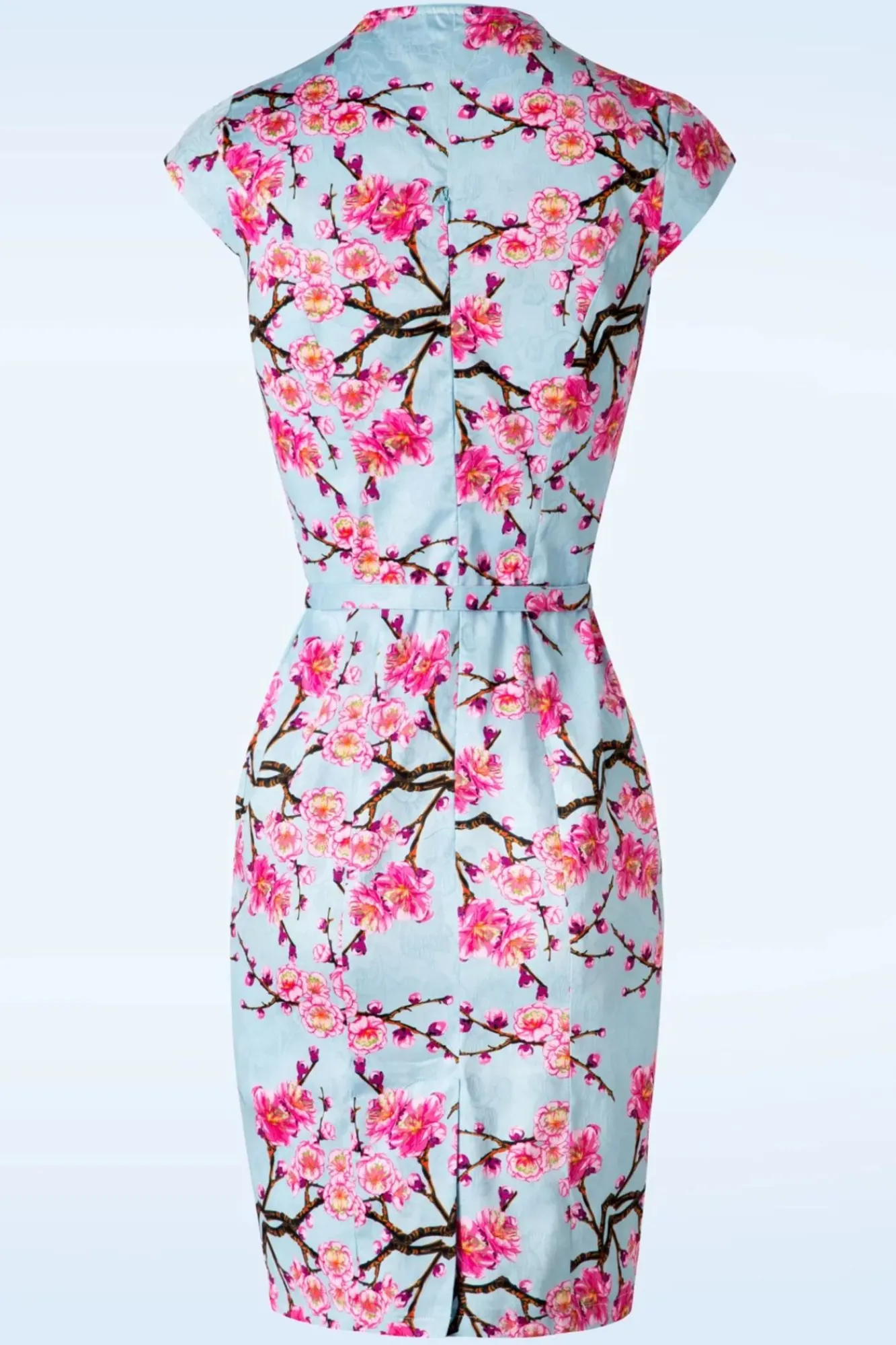 Cheap Banned Retro Alice Blossom Penciljurk In Blauw