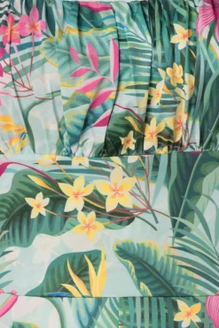 Best Vintage Chic for Topvintage Alyssa Tropical Jumpsuit In Mint Groen