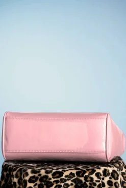 Clearance Banned Retro Amerikaanse Vintage Patenttas In Roze