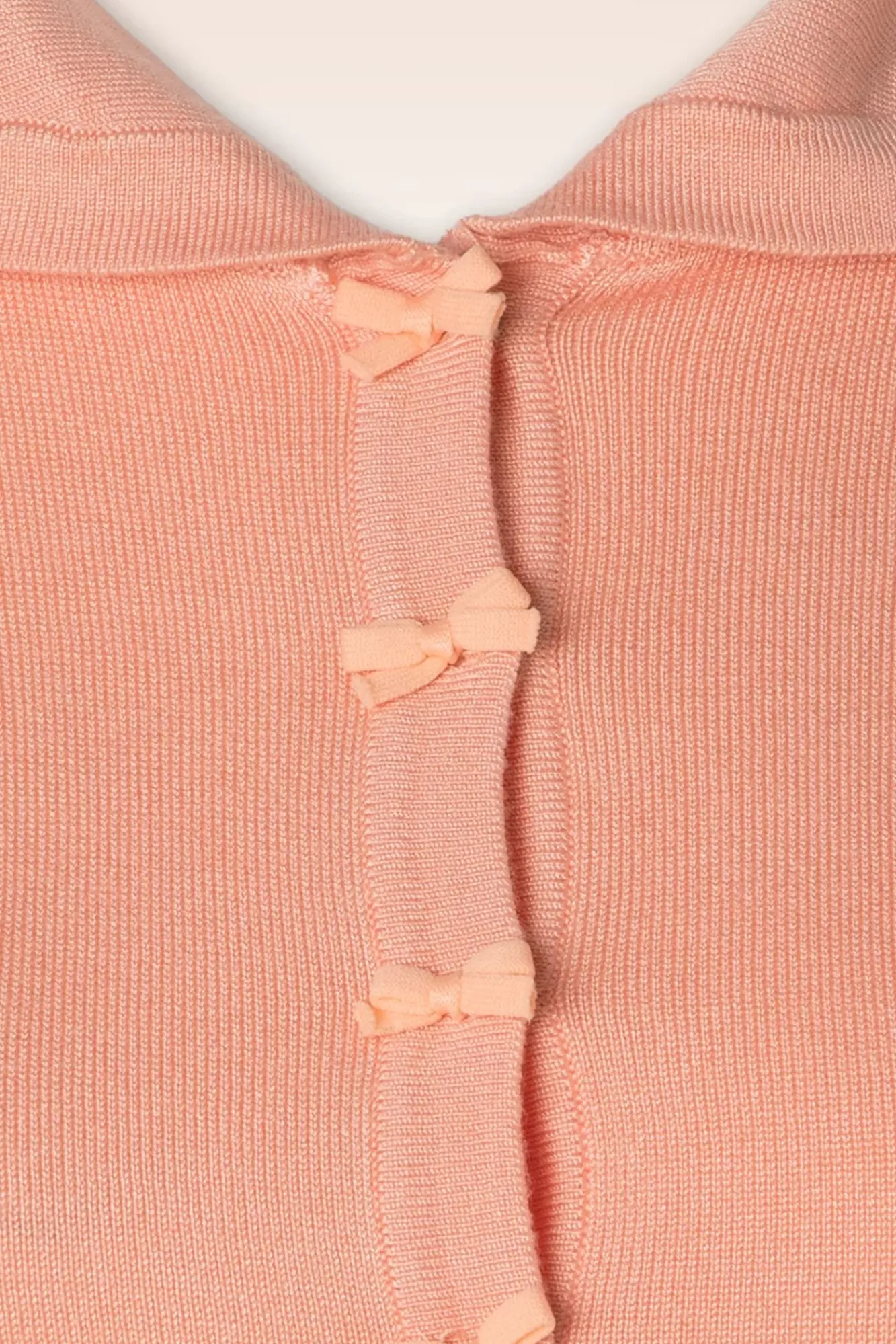 Clearance Banned Retro April Cardigan Met Korte Mouwen In Perzik