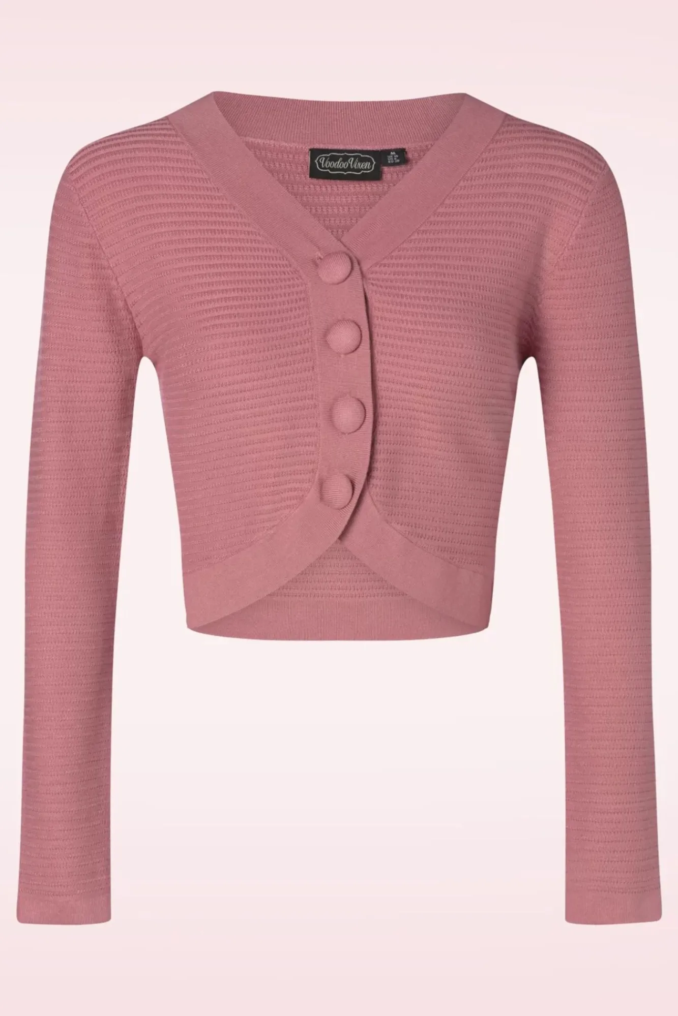Best Sale Vixen Ariane Getextureerd Gebreid Cropped Vest In Roze