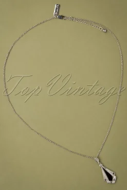 Shop Lovely Art Deco Ketting In Zwart