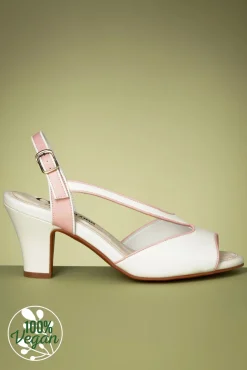 Flash Sale Miss Candyfloss Ava Lilibeth Sandalen In Whisper White En Pearl Blush