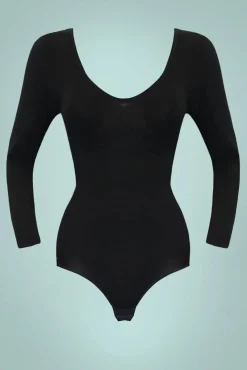 Store MAGIC Bodyfashion Bamboe Bodysuit In Zwart