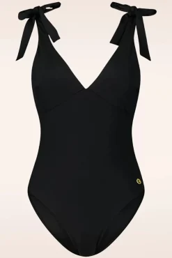 Shop TC Beach Bow Rib Badpak In Zwart