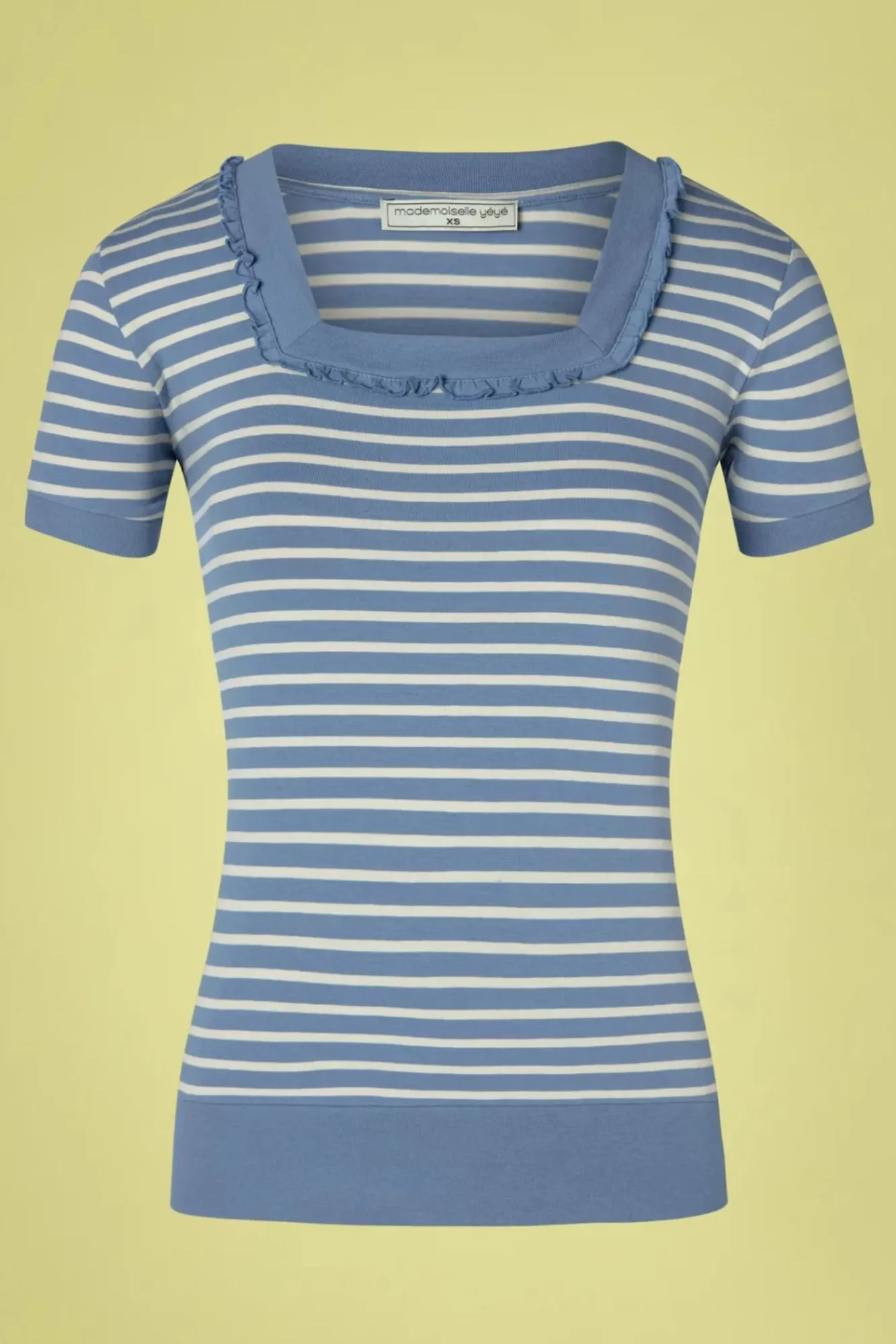 New Mademoiselle Yu00e9Yu00e9 Call Me Again Gestreepte Top In Blauw