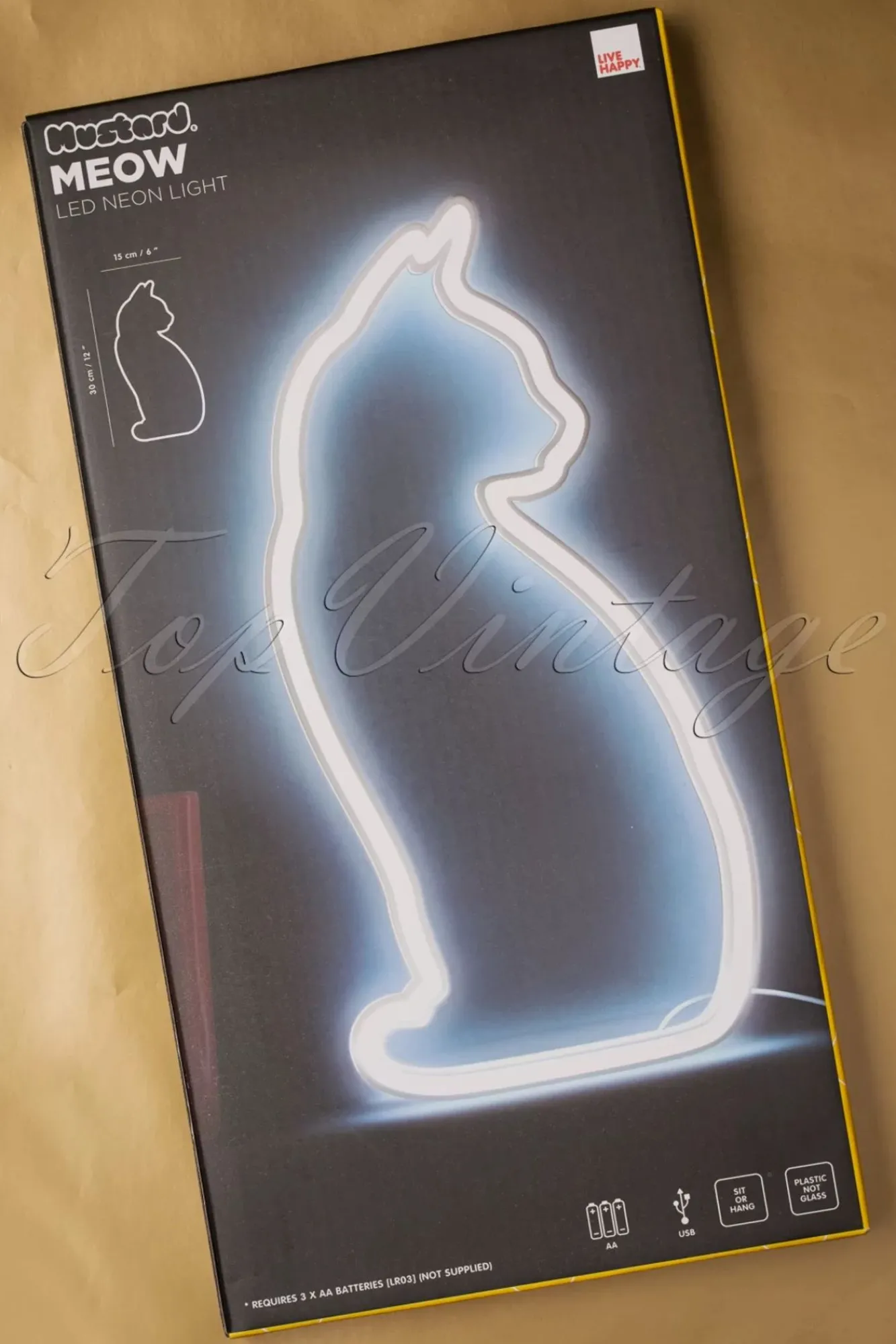 Flash Sale Mustard Cat Upright Licht
