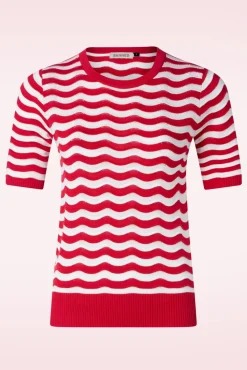 Shop Banned Retro Catching Waves Jumper In Rood