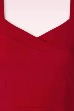 Best Vintage Chic for Topvintage Catrice Swing Jurk In Lipstick Rood