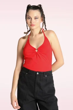 Cheap Bunny Cheryl Top In Rood