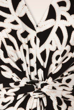 Best Sale Surkana Colette Geknoopte Jurk In Zwart