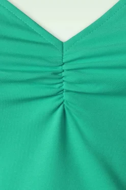 Best Sale Vixen Cross Back Top In Turquoise