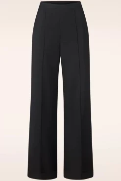 Shop Glamour Bunny Business Babe Dakota Pantalon In Zwart