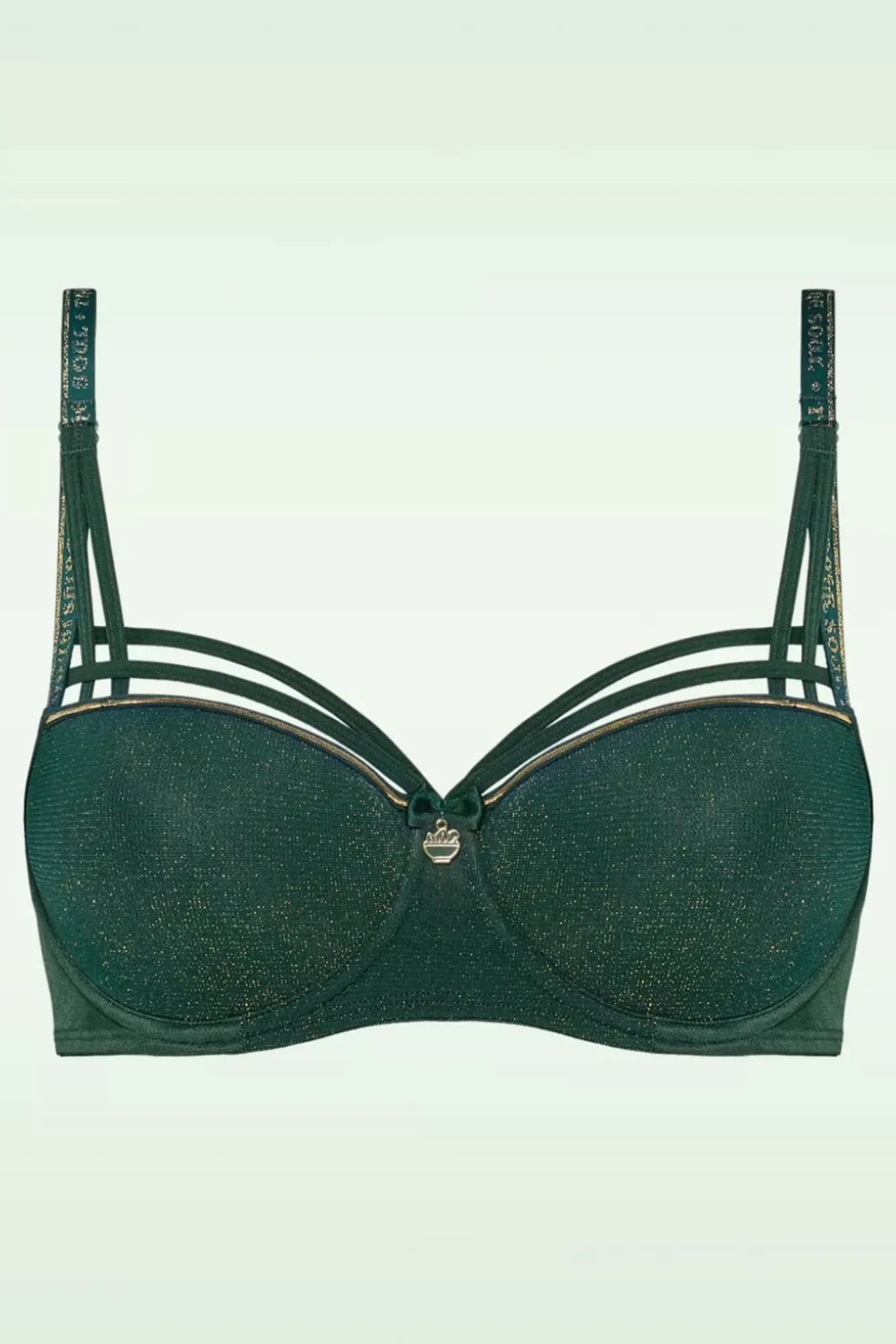 Discount Marlies Dekkers Dame De Paris Voorgevormde Balconette-Bh In Groen En Goud