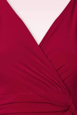 Best Sale Vintage Chic for Topvintage Desiree Pencil Jurk In Rood
