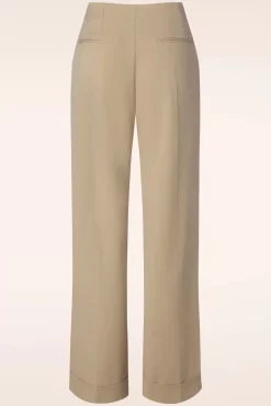 Best Glamour Bunny Business Babe Diadora Pantalon In Beige