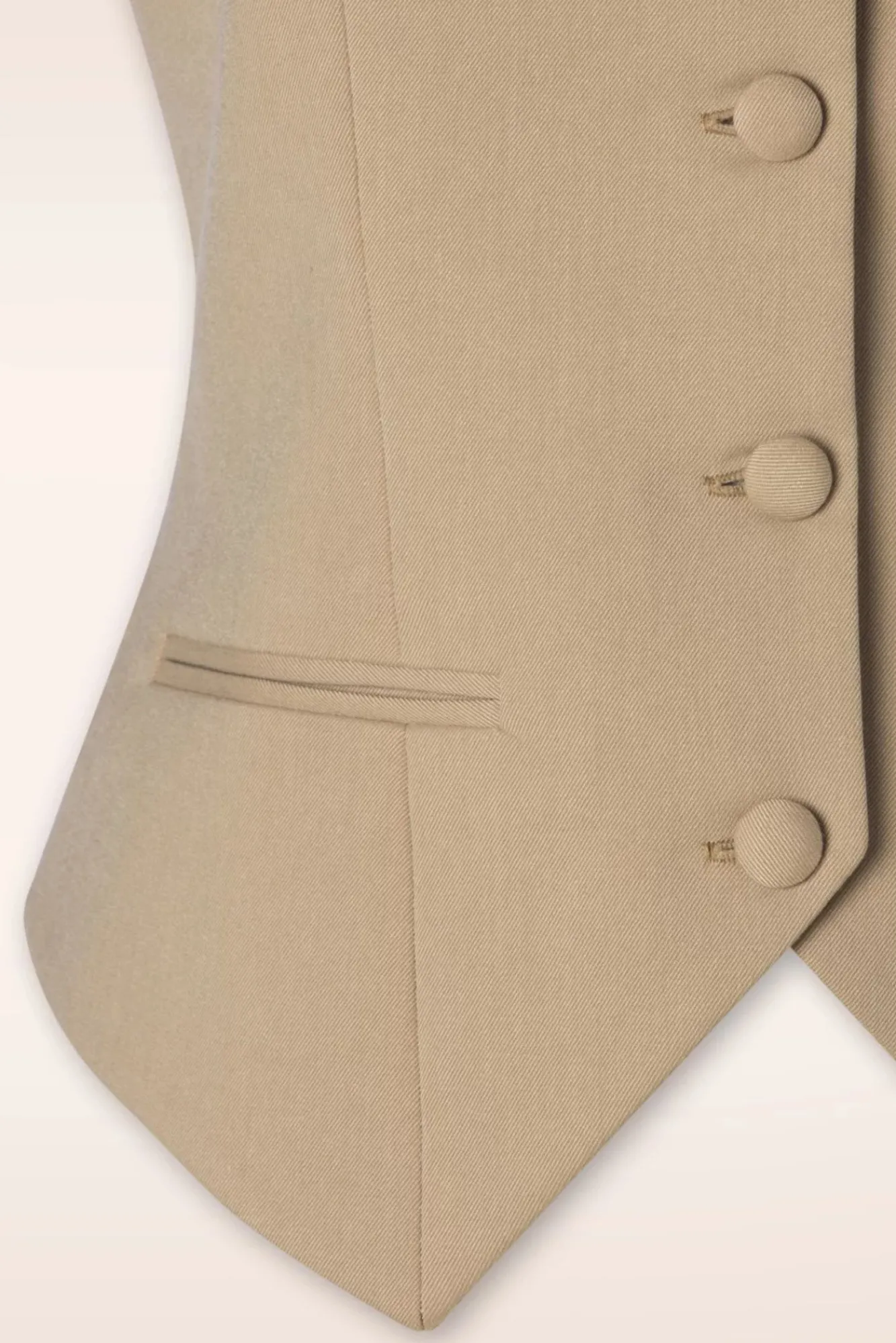 Shop Glamour Bunny Business Babe Dianne Gilet In Beige