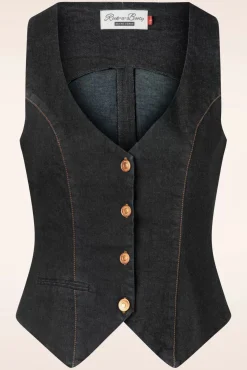 Outlet Rock-a-Booty Dianne Gilet In Zwart