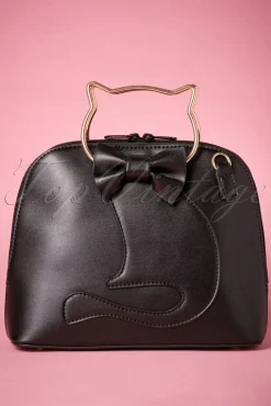 Best Sale Banned Retro Dixie Kattentas In Zwart
