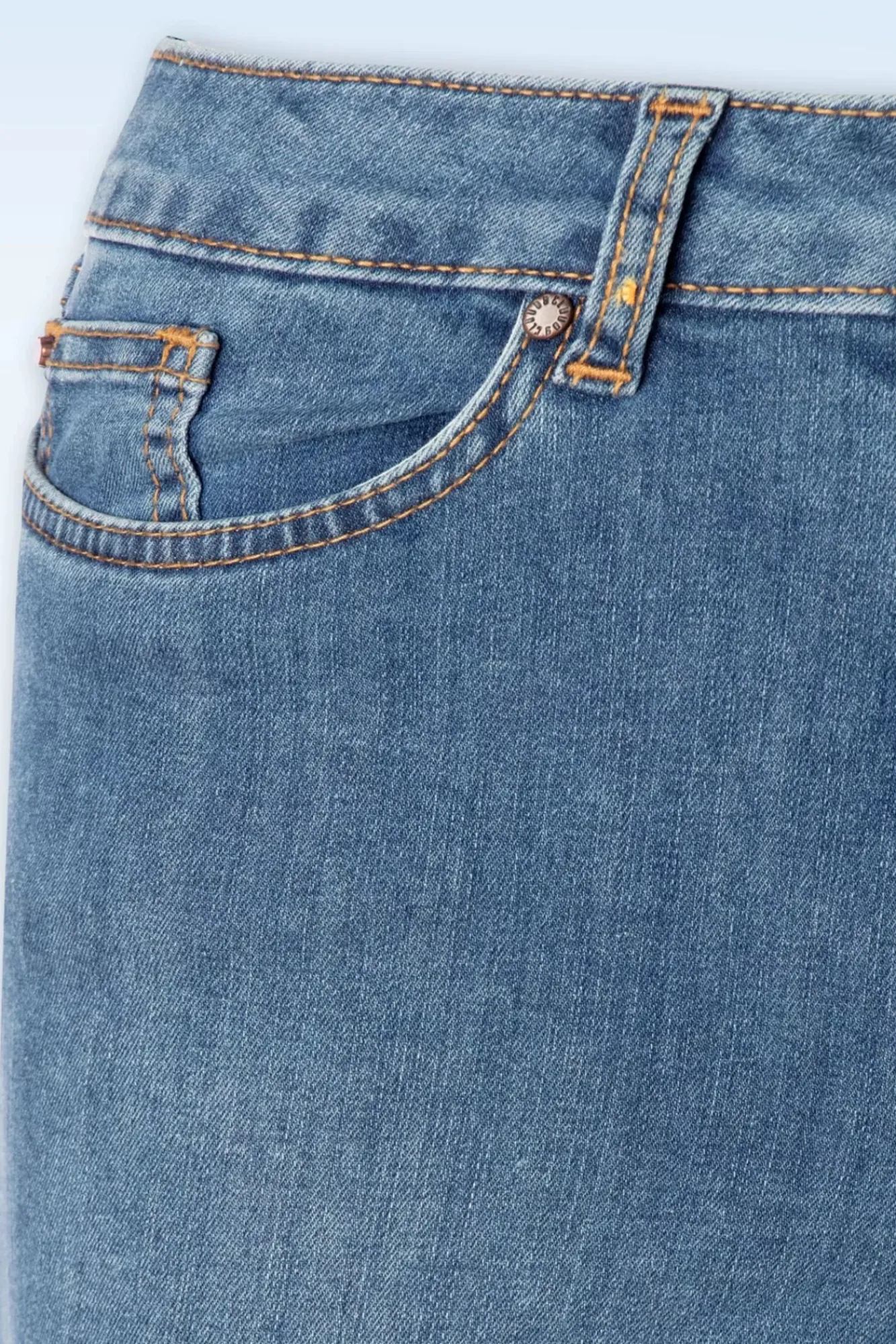 Discount Cloud9 Dora Flared Broek In Lichtblauwe Denim Wassing