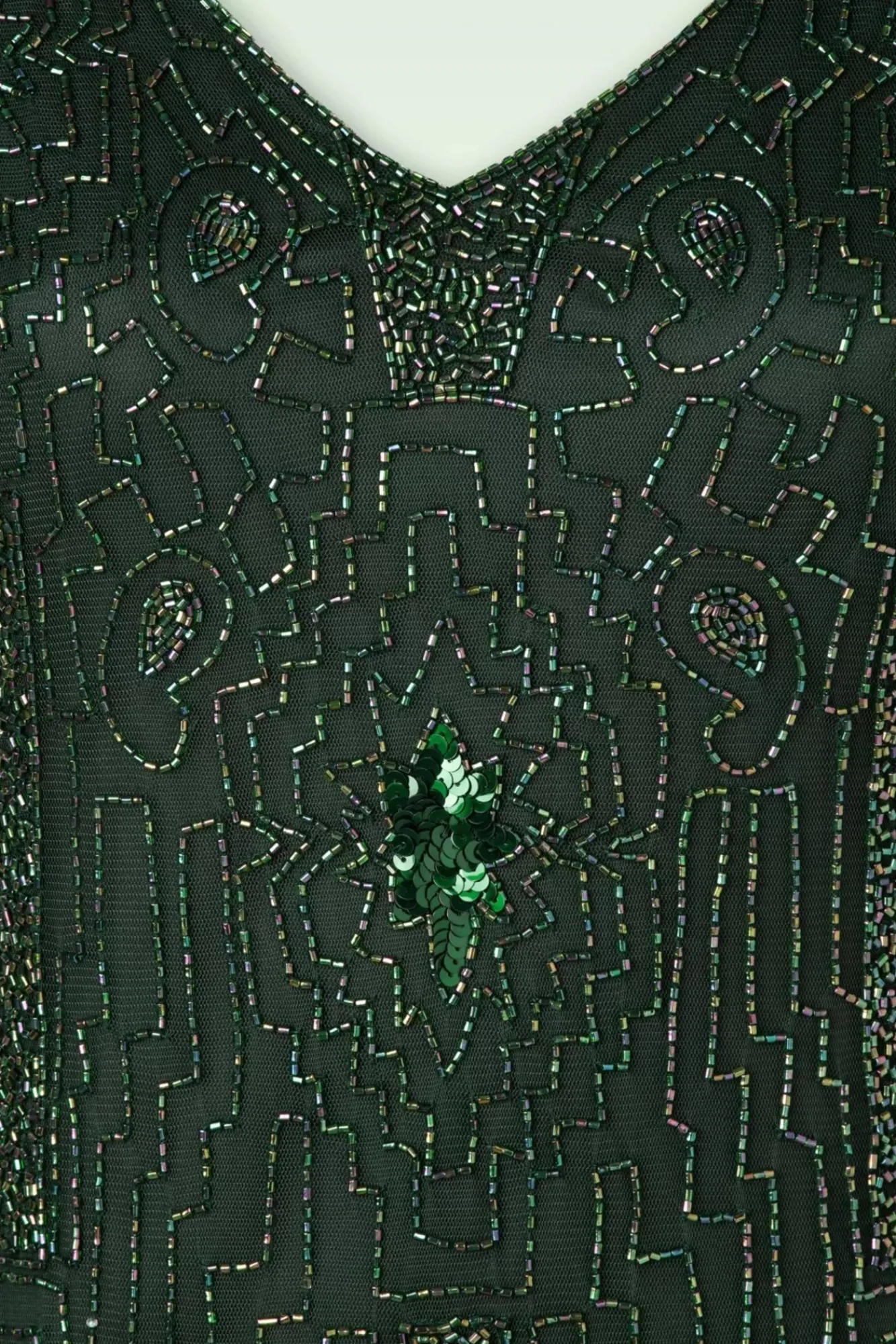 Cheap GatsbyLady Downton Abbey Flapper Jurk In Groen