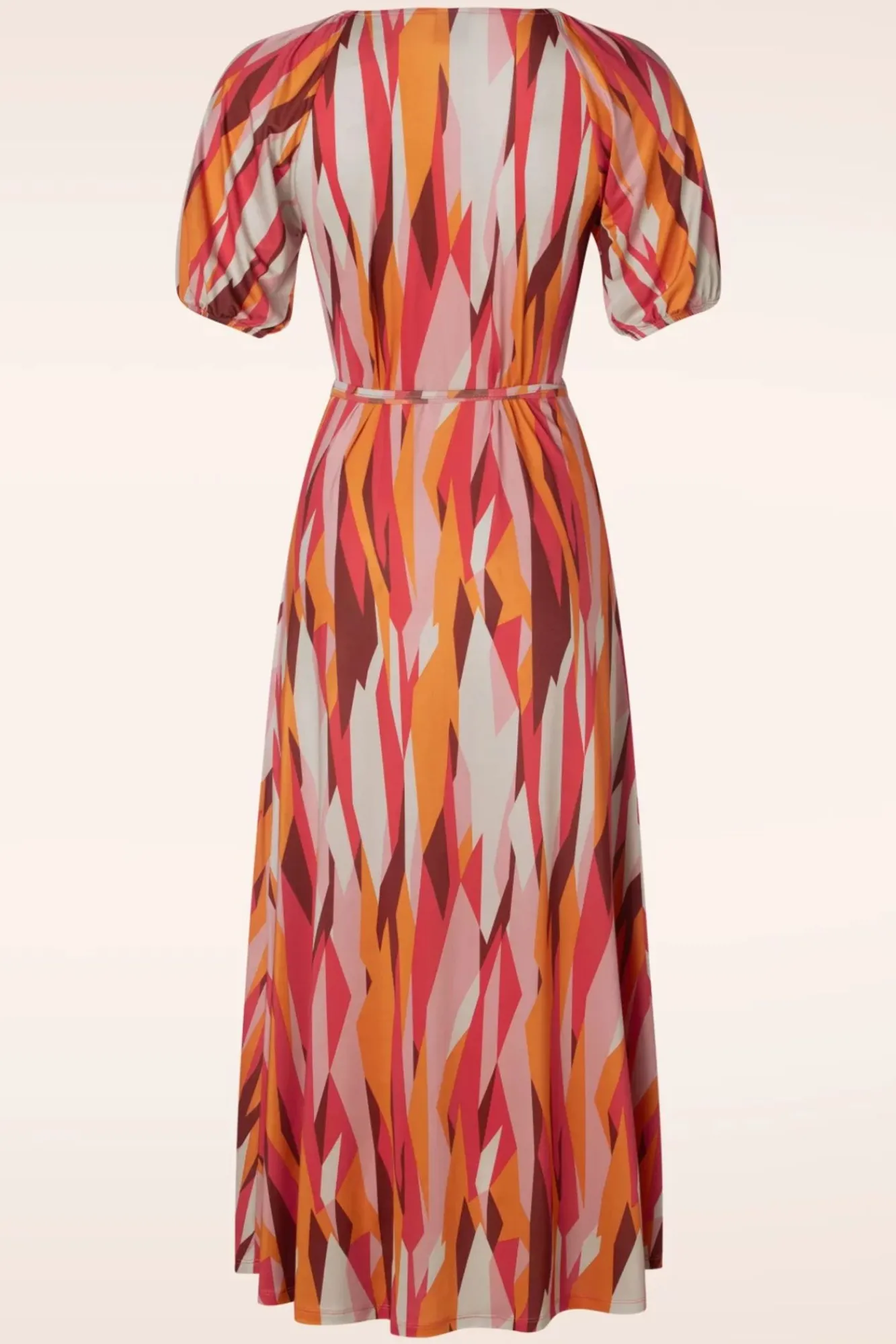 Flash Sale WNT Collection Emma Midi Wikkel Jurk In Multi