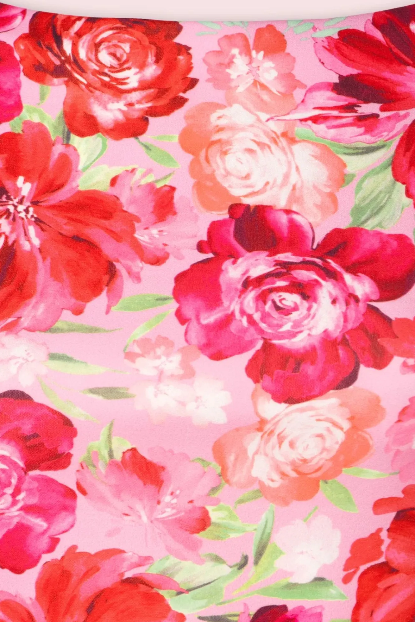 Cheap Vintage Chic for Topvintage Francine Flower Swing Jurk In Roze