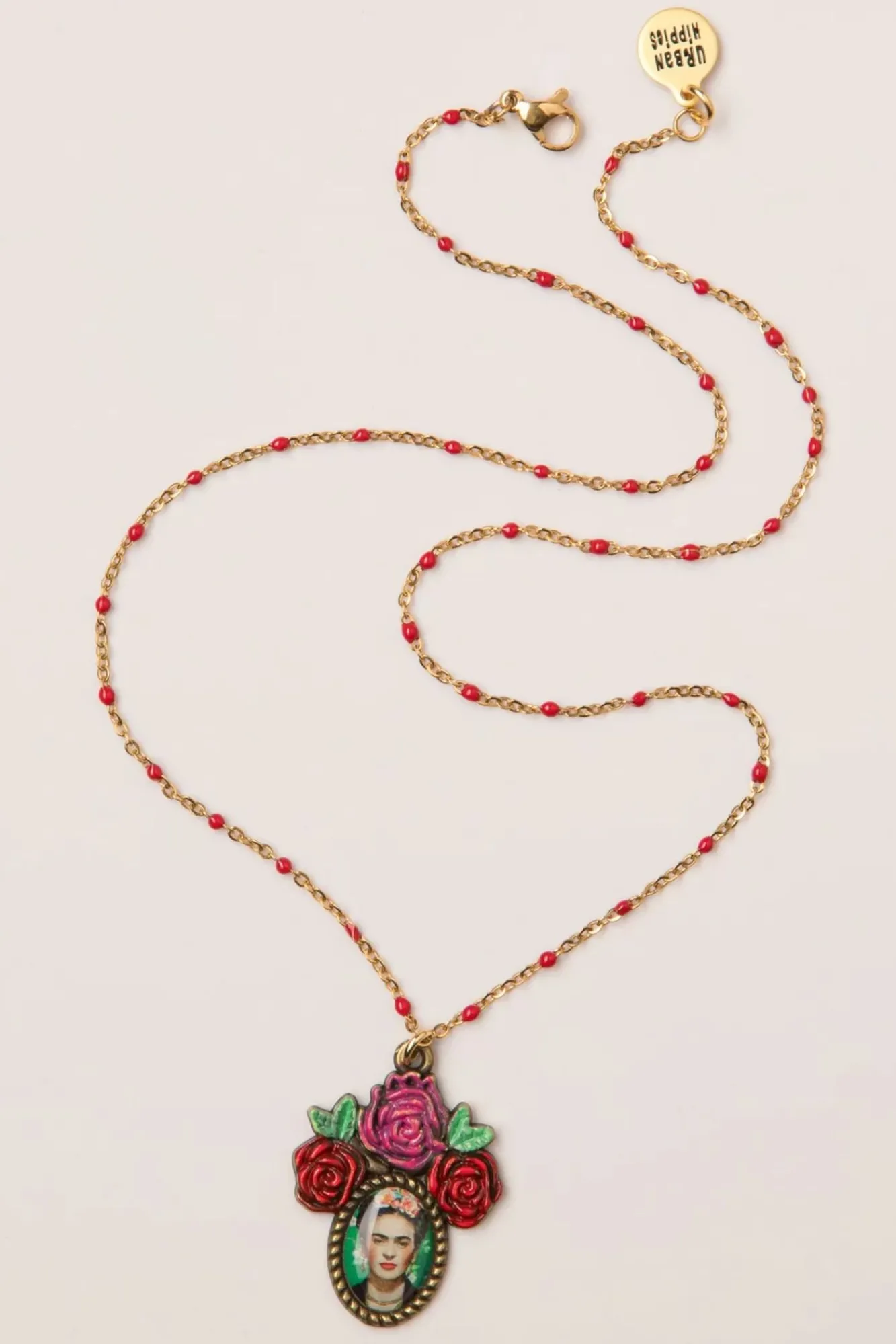 Outlet Urban Hippies Frida Ketting In Antiek Goud