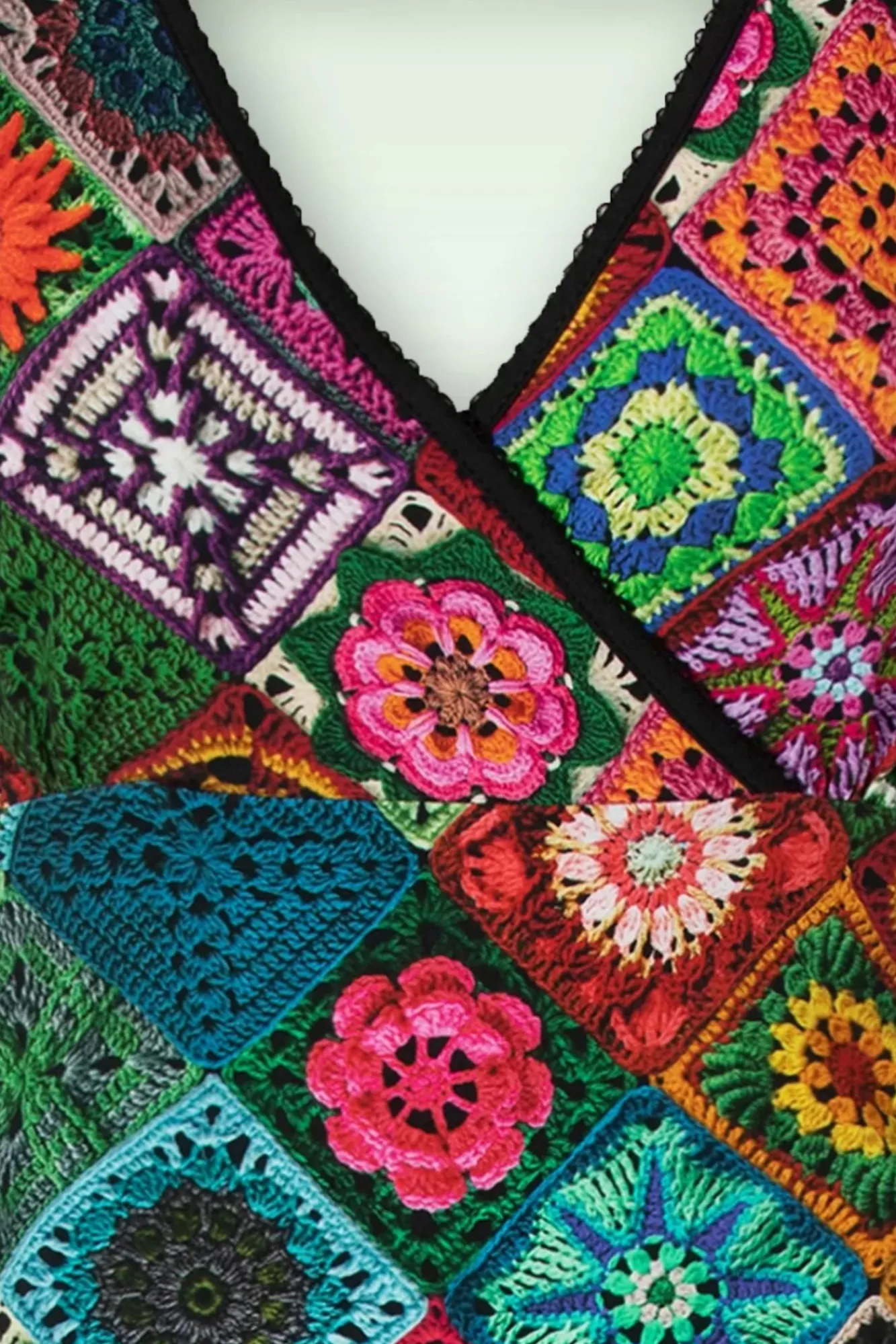 Shop LaLamour Gia Granny Maxi Jurk In Multi