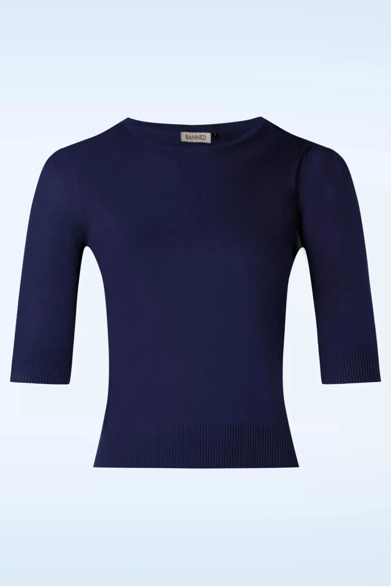 Best Sale Banned Retro Grace Jumper In Marineblauw