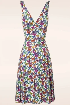 Best Vintage Chic for Topvintage Grecian Vlinder Jurk In Multi