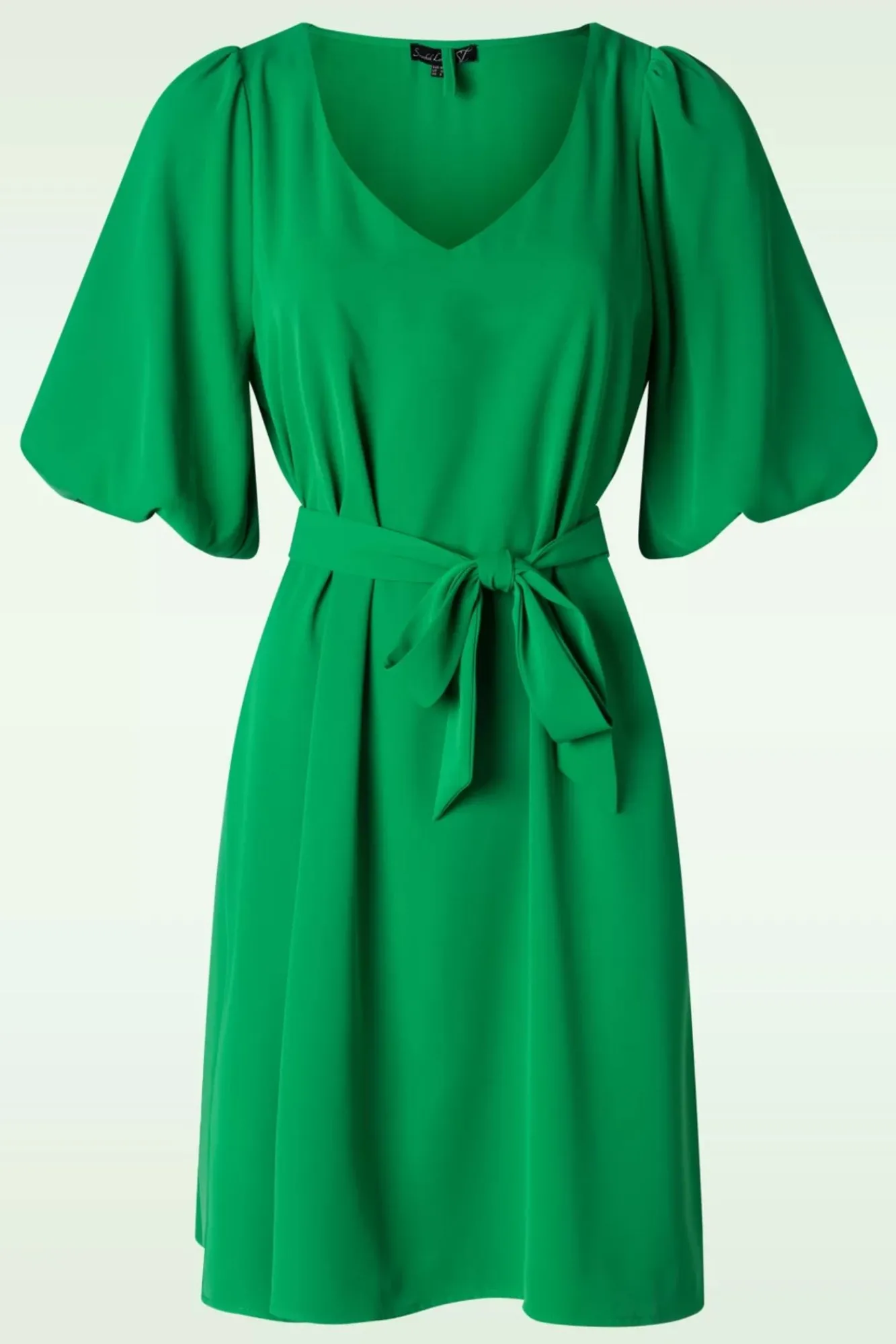 Shop Smashed Lemon Greta Jurk In Groen