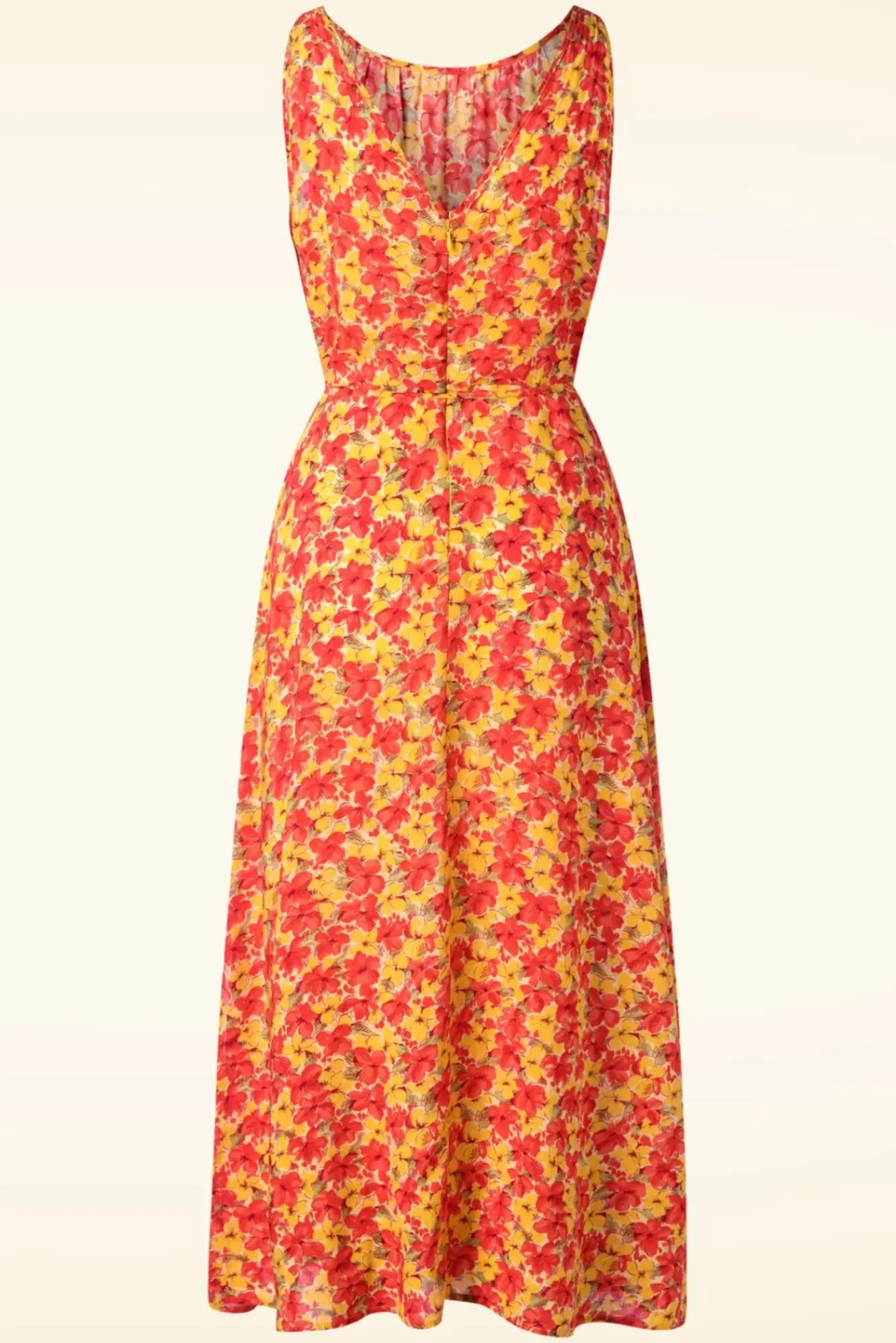 Outlet King Louie Hazel Doree Jurk In Fiesta Rood