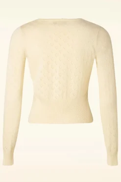 Cheap King Louie Heart Ajour Vest In Creme