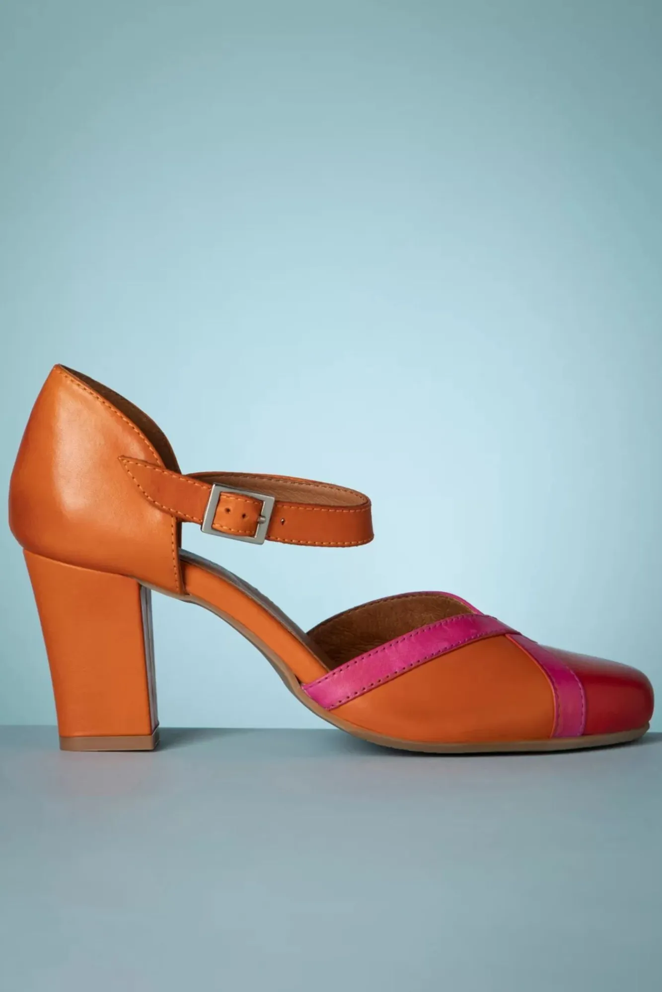 Fashion Miz Mooz Hedwig Mary Jane Pumps In Scarlet En Oranje