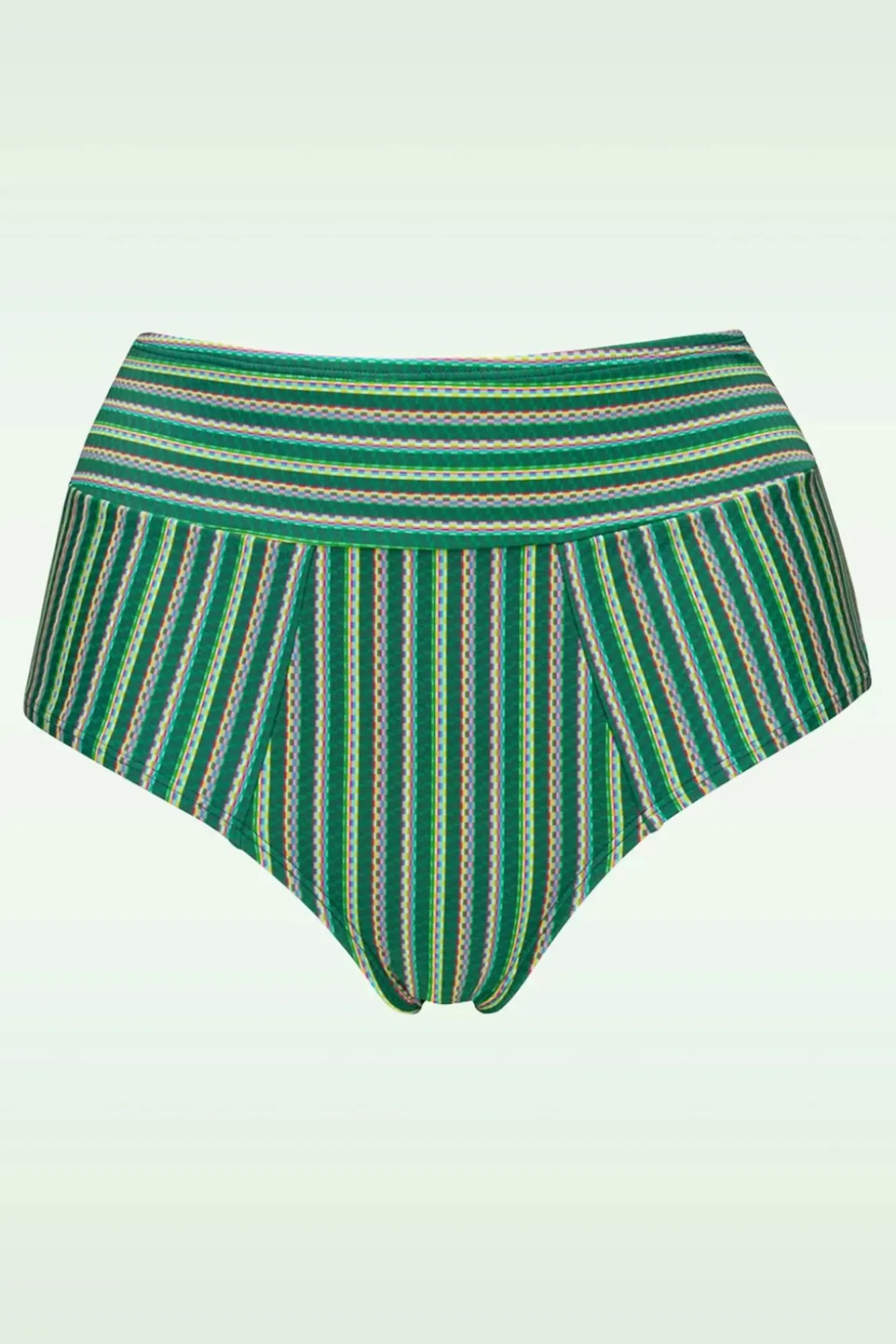 New Marlies Dekkers Holi Vintage High Waist Bikini Broekje In Botanisch Groen