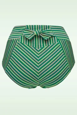 New Marlies Dekkers Holi Vintage High Waist Bikini Broekje In Botanisch Groen