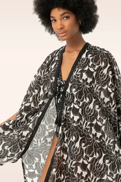 Cheap Surkana Inca Kimono In Zwart