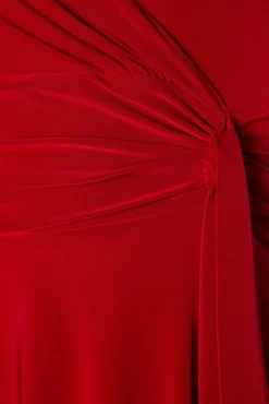 Cheap Vintage Chic for Topvintage Irene Gekruiste Swingjurk In Rood