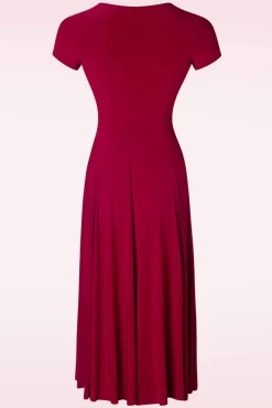 Best Sale Vintage Chic for Topvintage Isabella Swing Jurk In Rood