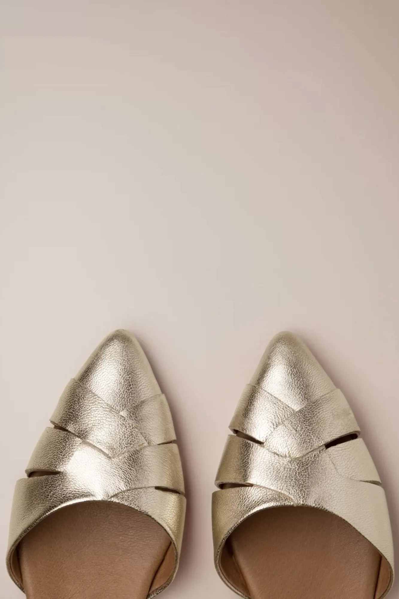 Hot Miz Mooz Jade Ballerina In Goud Metallic