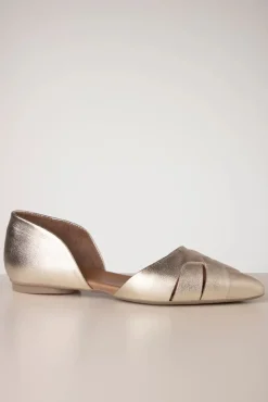 Hot Miz Mooz Jade Ballerina In Goud Metallic