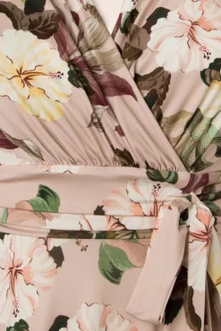 Cheap Vintage Chic for Topvintage Jane Bloemen Midi-Jurk In Lichtroze