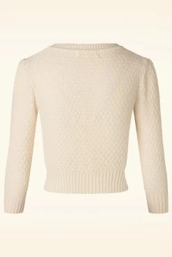 Store Mak Sweater Jennie Cardigan In Havermout