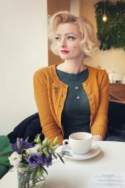 Hot Mak Sweater Jennie Vest In Brons