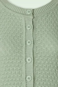 Cheap Mak Sweater Jennie Vest In Duck Egg Groen