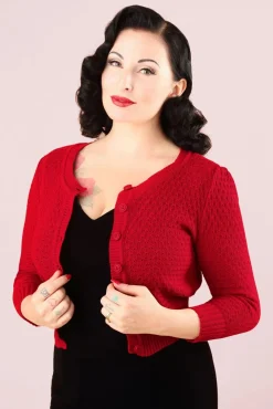 Cheap Mak Sweater Jennie Vest In Rood