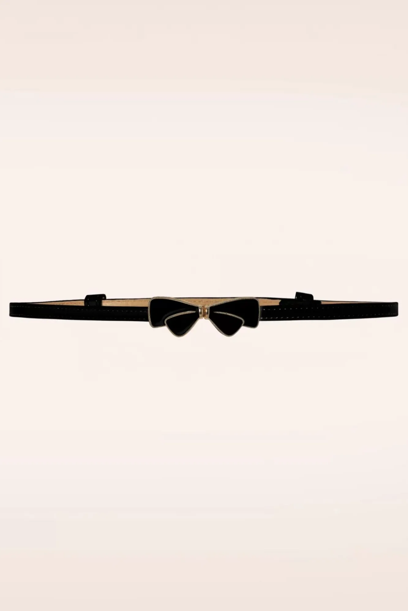 Shop Banned Retro Lana Bow Riem In Zwart
