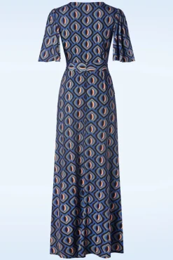 Flash Sale Vintage Chic for Topvintage Laurie Maxi Jurk In Blauw