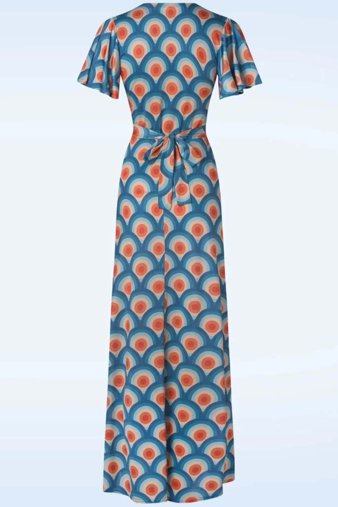 Clearance Vintage Chic for Topvintage Laurie Maxi Jurk In Circle Geo Print